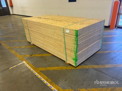 Quantity of (50) 4 ft x 8 ft 5/8 in. CSP/DFP No Stamp Sperrholz (Unused)