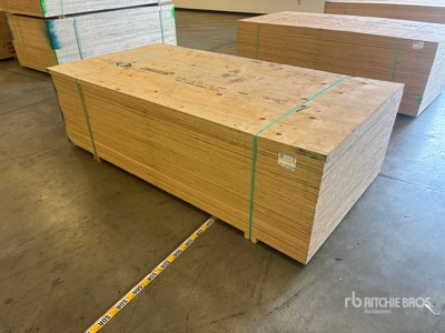 Quantity of (40) 4 ft x 8 ft 3/4 in. CSP/DFP No Stamp Sperrholz (Unused)