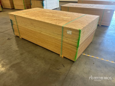Quantity of (40) 4 ft x 8 ft 3/4 in. CSP/DFP No Stamp Sperrholz (Unused)