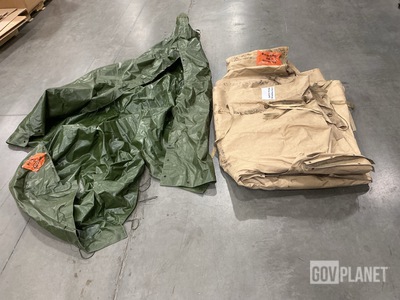 (8) Tarpaulins & (1) Fitted Vehicular Cover