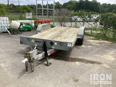 2015 Anderson TI7185TCG 18 ft T/A Equipment Trailer