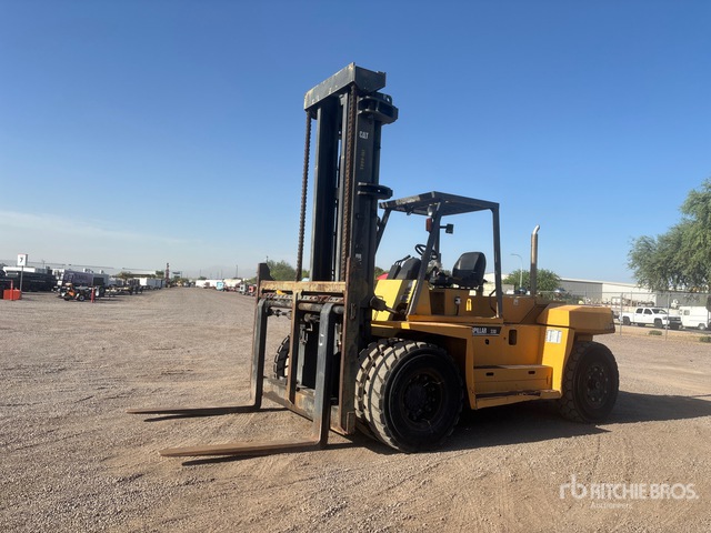 1998 Cat DP150 29800 lb Pneumatic Tire Forklift