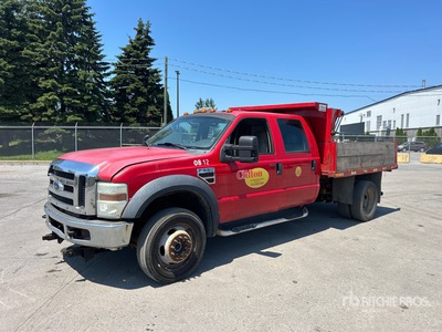 2008 Ford F-550 XLT 4x4 Crew Cab Kipper-Lkw (Inoperable)