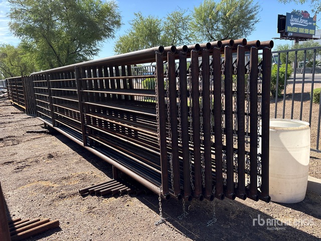 Quantity of (10) Lone Star 24 ft x 5 ft Livestock Panel