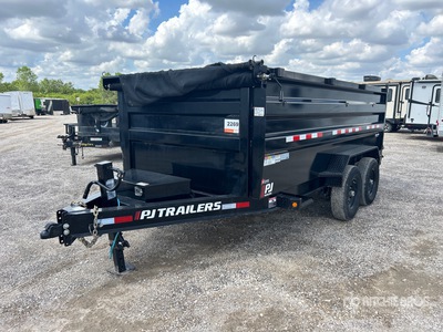 2025 PJ Trailers DM142 14 ft T/A Dump Utility Trailer