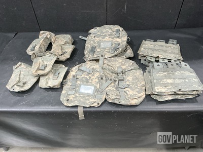 (138) M4 Three Mag Pouches, (127) Sustainment Pouches & Assorted Items