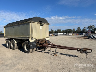 1994 Hamelex 5.25 m Super Dog Remorque à benne basculante arrière