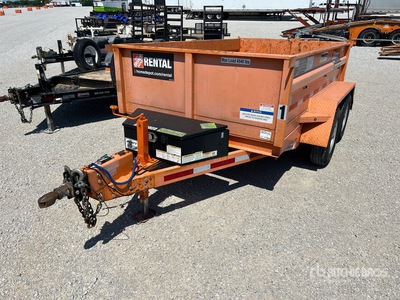 2019 Pratt EZD11762 10 ft T/A 軽量ダンプトレーラー