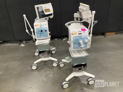 (2) Drager Evita Infinity V500 Ventilators