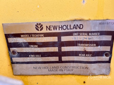 2003 New Holland LB75.B Walk Behind Backhoe Loader