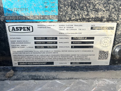 2021 Aspen LDD/CRC 20 ton T/A Heavy-Haul Jeep