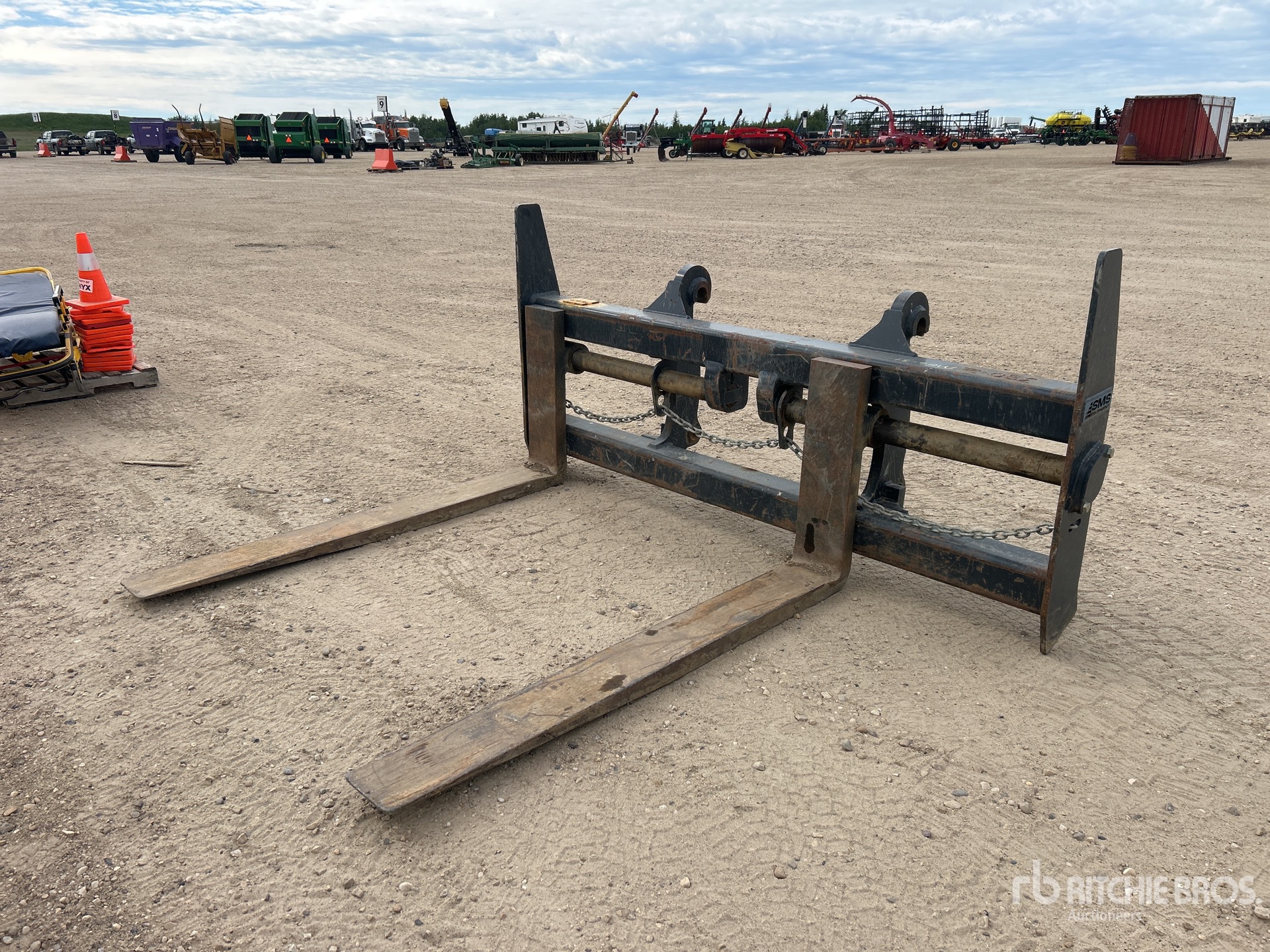 WBM FORK:PF175-200 72 in Q/C Wheel Loader Forks - Fits Komatsu WA380-8
