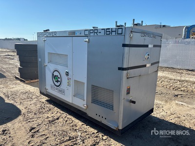 2018 Eco Power CIPR-76W 78 kW Skid-Mounted Stand-By Generator Set