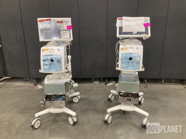 (2) Drager Evita Infinity C500 Ventilators