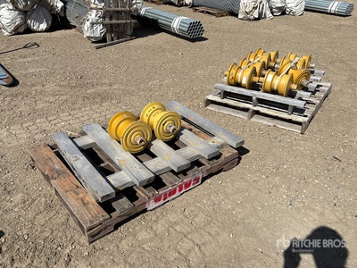 Quantity of (10) Cat Track Rollers