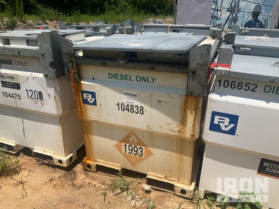 Western Global 264 gal Skid Mounted Steel Diesel Tanque de combustible