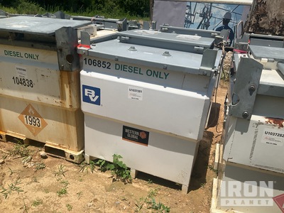 2021 Western Global 250 gal Skid Mounted Steel Diesel Tanque de combustible