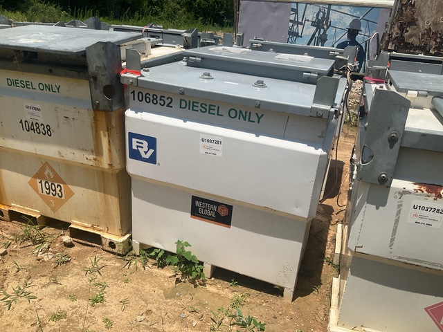 2021 Western Global 250 gal Skid Mounted Steel Diesel Fuel Tank