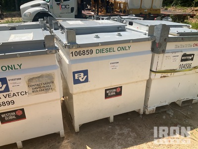 2022 Western Global FCP 250 250 gal Skid Mounted Steel Diesel Fuel Tank