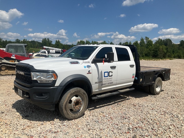 2021 Ram 4500 4x4 Crew Cab Flatbed Truck