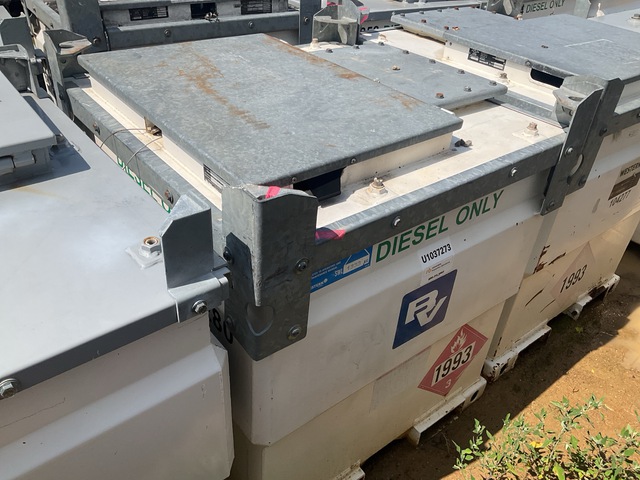2015 Western 264 gal Skid Mounted Steel Diesel Fuel Tank