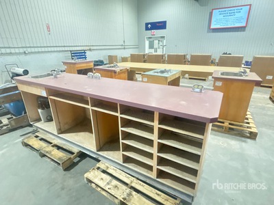 Quantity of (5) Vanity Sinks & Countertops