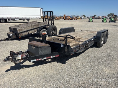 2017 Big Tex 14TL-20BK 20 ft T/A Remorque à plateau basculant