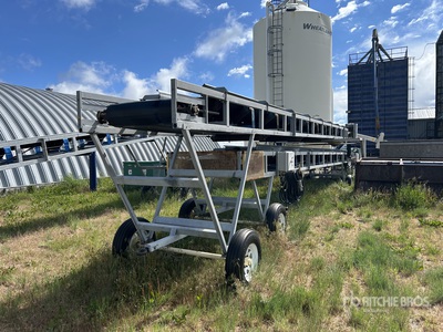 Double T Equipment Ltd 27 in x 80 ft Multi-Use Grain Conveyor