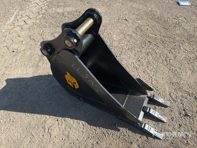 Trojan 12 in Digging Excavator Bucket - Fits 45mm Cat 305, 305.5 Komatsu PC45/50/55 Hyundai R55, Hitachi/Deere 50D/G Case, New Holland, Kobelco SK50 Bobcat E50/341/337 (Unused)