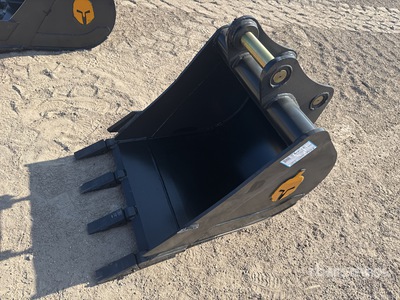 Trojan 24 in Digging Excavator Bucket - Fits 45mm Cat 305, 305.5 Komatsu PC45/50/55 Hyundai R55, Hitachi/Deere 50D/G Case, New Holland, Kobelco SK50 Bobcat E50/341/337 (Unused)
