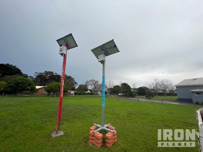 Portable Solar CCTV Tower