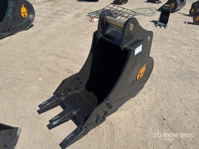 Trojan 24 in Digging Excavator Bucket - Fits 65mm Cat 311/312/313/314 Kobelco 140 Deere/Hitachi ZX120/135 Case 130/135, Doosan DX140 (Unused)