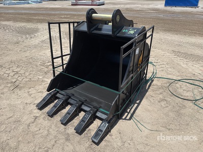 Trojan 42 in Digging Excavator Bucket - Fits 80mm Cat 320/321/323, Hyundai R210 Komatsu PC200/220, Deere 160/200/225 Kobelco SK210, Case 210/225, Doosan DX225 (Unused)