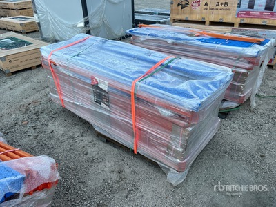 2026 Sdlanch SDLHDMS-6 High - End 40ft 6 Section Heavy Duty Metal Storage Shelves Étagères (Unused)