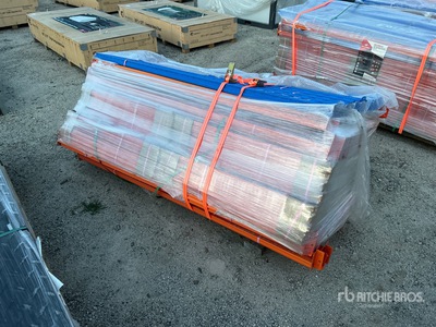 2026 Sdlanch SDLHDMS-6 High - End 40 ft 6 Section Heavy Duty Metal Storage Shelves Étagères (Unused)