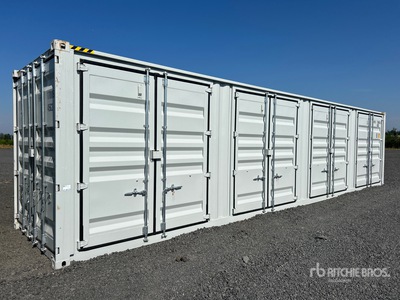 2026 40 ft High Cube Multi-Door Storage Container