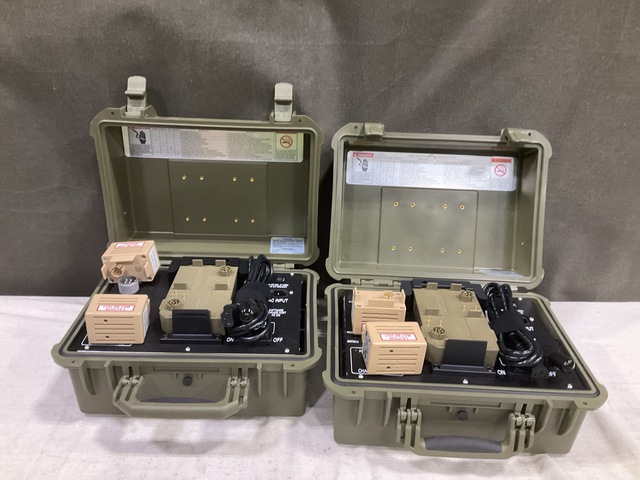 (2) Bren-Tronics BTC-70801 Battery Chargers