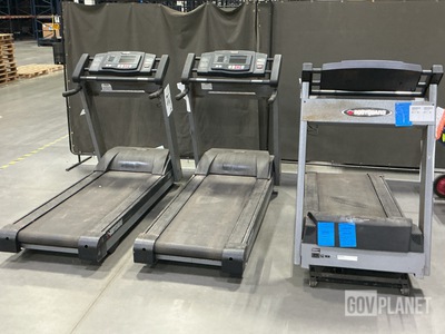 (3) Bodyguard 312-C Treadmills