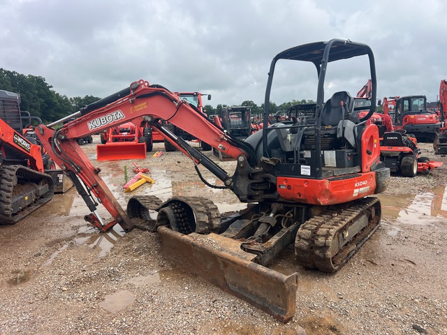 2017 Kubota KX040-4R1TP Mini Excavator (Inoperable)