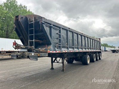 2009 Manac 41443 44 ft Quad/A Demolition Remolque banera