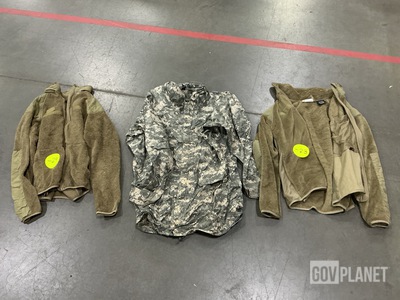 (39) Cold Weather Jackets, (16) Wet Weather Parkas & Assorted Items