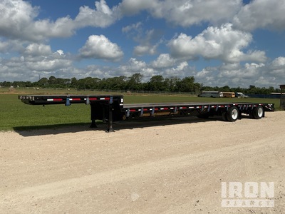 2022 Viking VDDR53102T 20280 lb 53 ft T/A Spread Axle مقطورة سطح السفينة