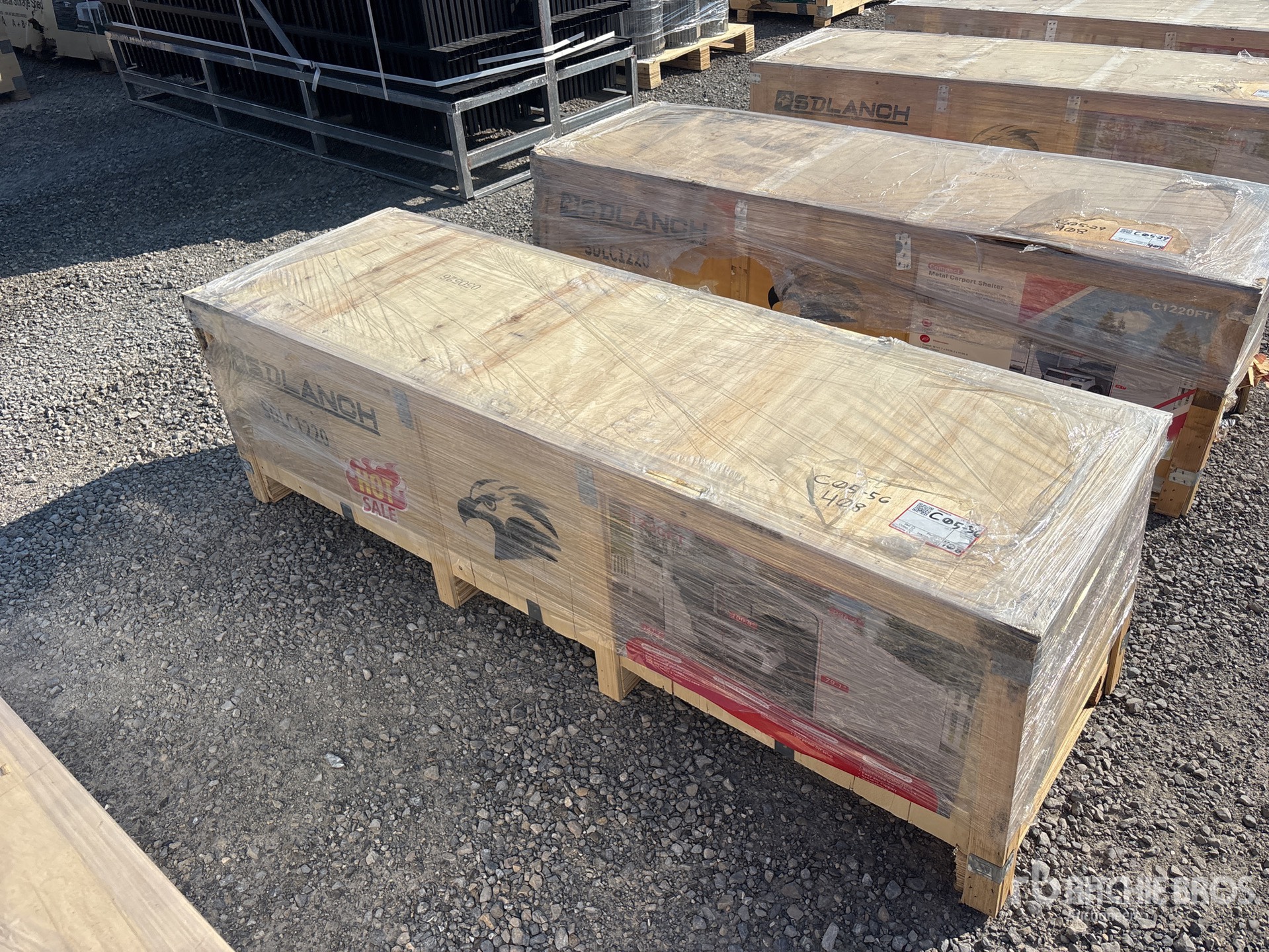 2026 SDLC1220 12 ft x 20 ft Carport (Unused)