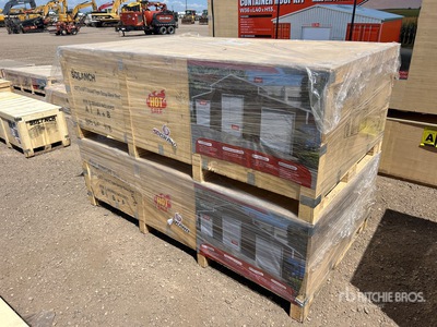 2026 SDL4230TGMS 42 ft x 30 ft Triple Garage Metal Shed (Unused)