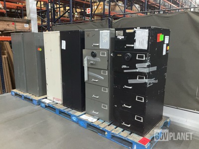 (6) Assorted Filing Cabinet Safes