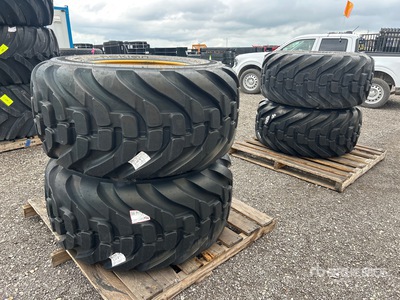 Quantity of (4) Forest King F2 Nokian 600/55-26.5 Tires