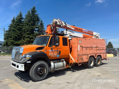 1993 Posi-Plus 50RV 50 ft on 2010 International 7400 6x4 Extended Cab Camion Nacelle