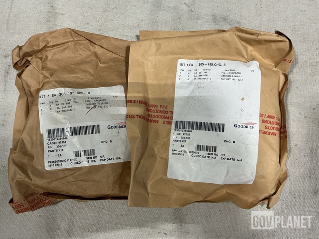 (4) Goodrich 305-195 Lining Carrier Assemblies