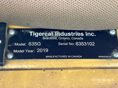 2018 Tigercat 635G Tracked 6x6 Skidder