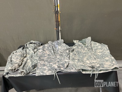 (7) Cold Weather Parkas, (57) Wet Weather Jackets & Assorted Items